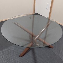 【最終処分】センターテーブル　ガラストップ　リビングテーブル