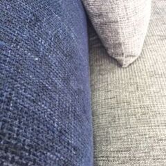 新品 未使用 未開封 ３人掛けソファ カジュアル 人気モデル ファブリック素材 ユニーク デザイン 左右非対称 あぐらもかける 新生活 一人部屋 自分部屋 入替え 買い足し 買換え ツートンカラー 3人掛 ワイドサイズ 選べる 2カラー 