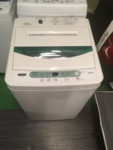 美品！洗濯機4.5k 配送設置可能