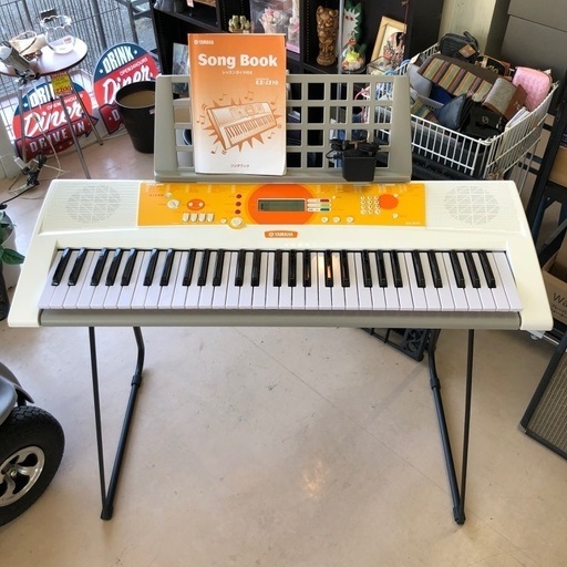 YAMAHA PORTRTONE EZ-J210 キーボード　スタンド付　動作品　美品！
