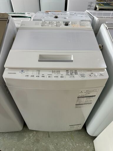 東芝　7ｋｇ洗濯機　ZABOON　2019年製　リサイクルショップ宮崎屋住吉店　23.4.5　ｙ