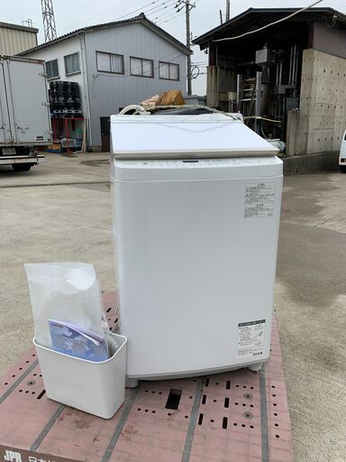 東芝 AW -10SVE5 タテ型洗濯乾燥機  静音  容量10k  2017年型　作動確認済　一点難あり
