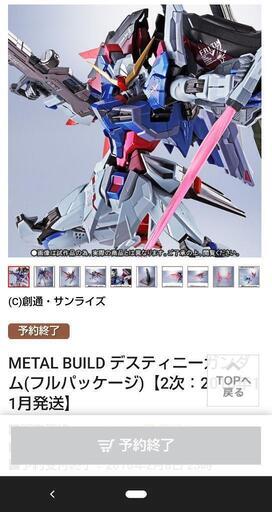 未開封】ディスティニーガンダム メタルビルド METAL BUILD