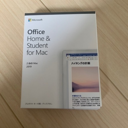 パソコンソフト Microsoft Office home\u0026student for mac