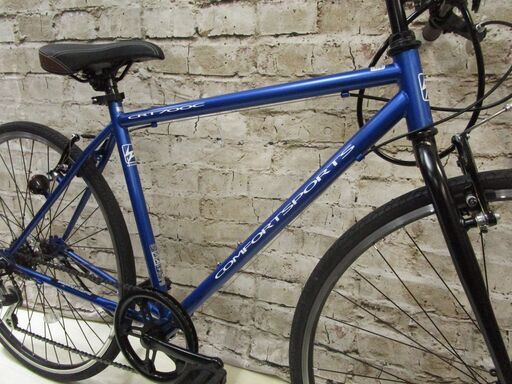 クロスバイク COMFORTSPORTS CRT700C 6段変速 ブルー 配送無料