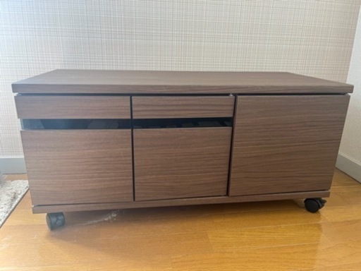 ニトリ テレビ台ダークブラウン 値引き相談可 ニトリ 天然木
