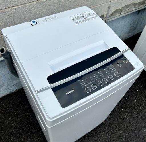 札幌市内配送無料 美品 21年製 アイリスオーヤマ 6kg 全自動洗濯機 IAW-T602E