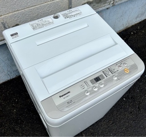 札幌市内配送無料 美品 18年製 Panasonic パナソニック 5kg 全自動洗濯機 NA-F50B12