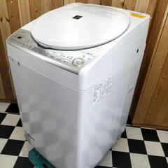 シャープ　洗濯乾燥機　縦型　ES-TX8C　洗濯8.0kg　乾燥...