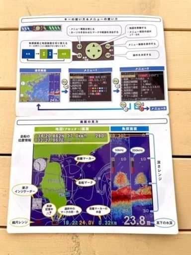 魚群探知機　HONDEX ホンデックス　HE-101GP-Di 10.4型　GPS内蔵