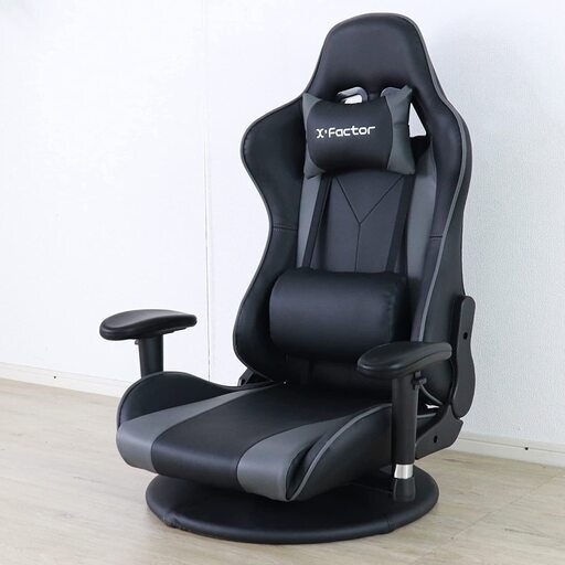 新品 座椅子 eスポーツチェア ゲーミングチェア フロアチェア リラックス リクライニング  回転式 可動式肘掛 フロアタイプ 3色対応