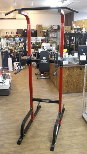 札幌 引取り ファイティングロード 懸垂マシン チン&ディップスジム レッド フィットネス COREBLADE STYLISH BLACK コアブレード 2007945