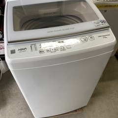 お薦め品‼️分解洗浄済み‼️インバータ搭載 AQUA洗濯機7kg...