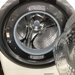 安心の1年保証付き！！ SHARP ドラム式洗濯乾燥機 ES-S7G-WR 7.0