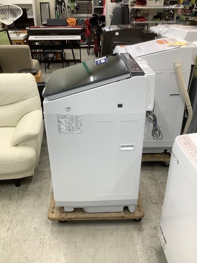 安心の6ヶ月保証付き！！ SHARP 縦型洗濯乾燥機 11.0kg ES-PU11C-S 2019年製