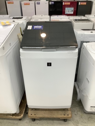 安心の6ヶ月保証付き！！ SHARP 縦型洗濯乾燥機 11.0kg ES-PU11C-S 2019年製