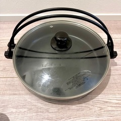 【美品】パール金属 ゆとり庵 IH対応 すき焼き鍋 27cm