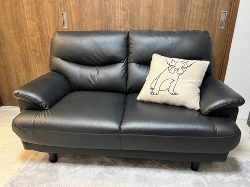 傷・汚れに強い合成皮革 ハイバックソファ 合成皮革 2人掛けソファ 傷・汚れに強い合成皮革 2人用ソファ