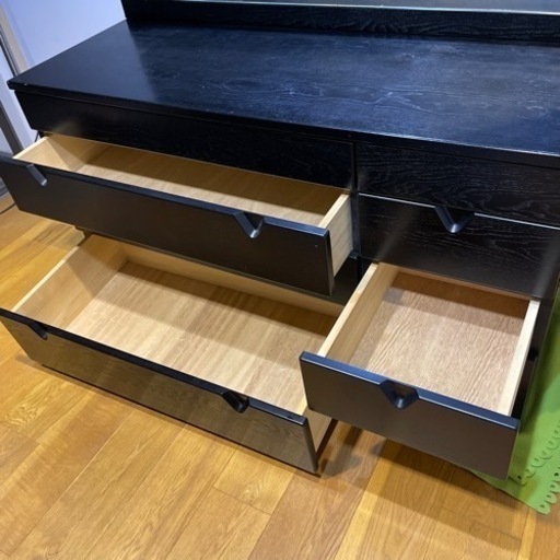 鏡付き収納タンス
