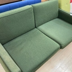 【トレファク名古屋徳重】グリーンカラーの2人掛けソファーのご紹介！