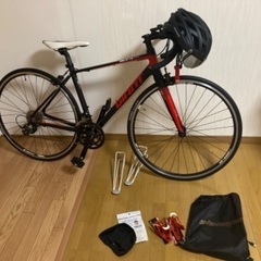 GIANT DEFY ALUXX Sサイズ＋ヘルメット、ボトルゲージ、ラック