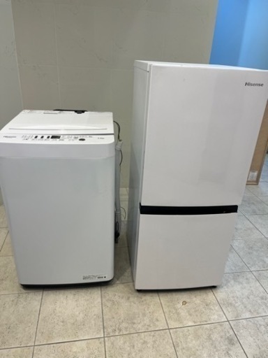 福岡市配送設置無料　21年製冷蔵庫、20年製洗濯機セット