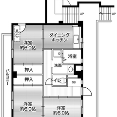 ◆敷金・礼金が無料！◆ビレッジハウス中貫3号棟 (303号室)