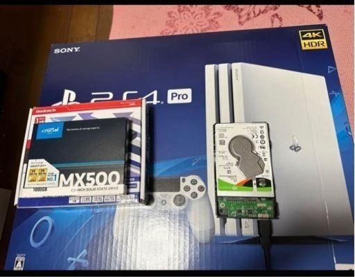 売り切れ　PS4Pro1TB SSD換装済み＋外付けSHDD2TB+冷却台+未開封ソフト2本つき 売り切れ PS4Pro1TB SSD換装済み＋外付けSHDD2TB+冷却台+未開封ソフト2