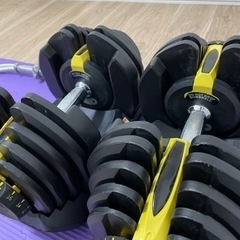可変式ダンベル 5キロ〜40キロ　筋トレ