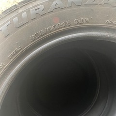 205/60r16 ブリヂストン　トランザ　タイヤ