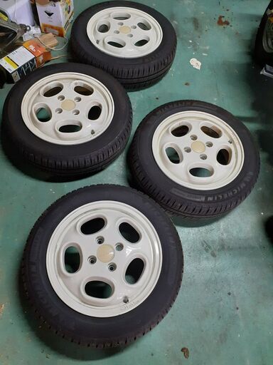 MLJ　ハイペリオン　ダイアル　ミシュラン　エナジーセイバー4　155/65R14　79H　４本　軽バン　軽貨物　インチアップ