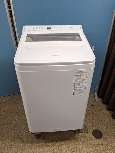 Panasonic 洗濯機 【美品】2021年製 NA-FA100H9　簡易乾燥機能付洗濯機 洗濯10kg スゴ落ち泡洗浄 槽・風乾燥