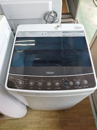 洗濯機　HAIER 4.5KG　2018年式