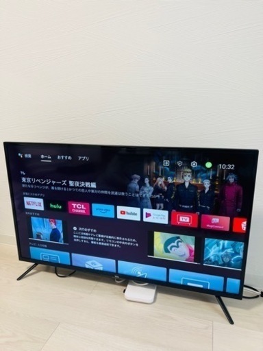 TCL 40型 フルハイビジョン スマートテレビ(Android TV)