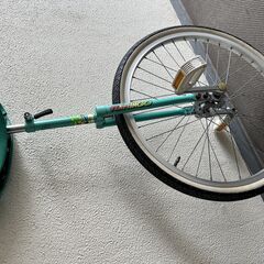 【ネット決済・配送可】ミヤタ　フラミンゴ　24インチ　一輪車
