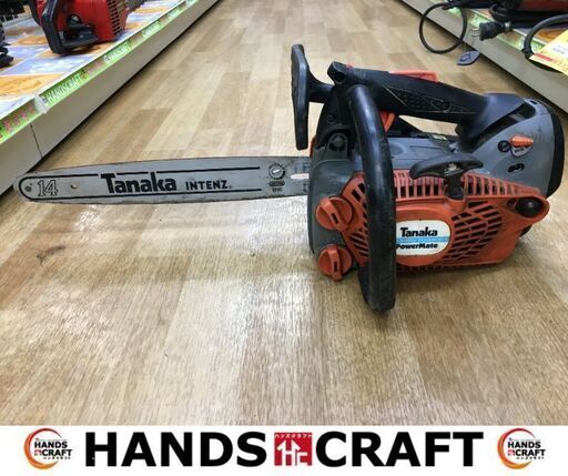 タナカ　PCS33EDTP　チェンソー　中古品　2サイクル　混合燃料　【ハンズクラフト宜野湾店】