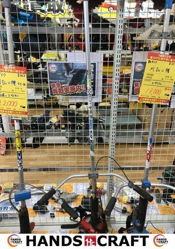 ゼノア　BC266F　刈払機　中古品　2サイクル　混合燃料　刃付　赤　【ハンズクラフト宜野湾店】
