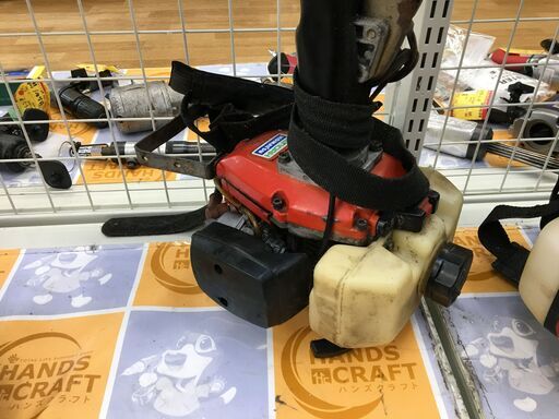 ゼノア BC266F 刈払機 中古品 2サイクル 混合燃料 刃付 赤 【ハンズ