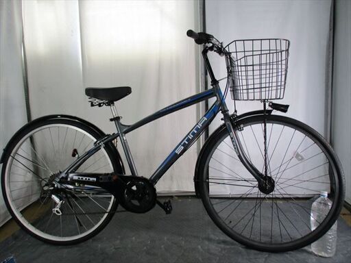 C651★15800円スタート★整備済み スポーツ中古自転車 【クロスバイク　27インチ　ネイビー】