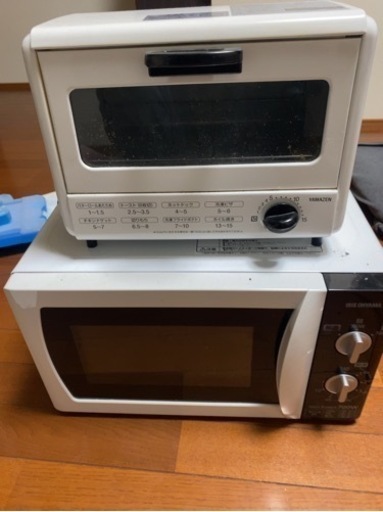 電子レンジとトースターセット