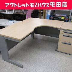 内田洋行 大型Ｌ字デスク 幅120cm FEED デスクシリーズ...