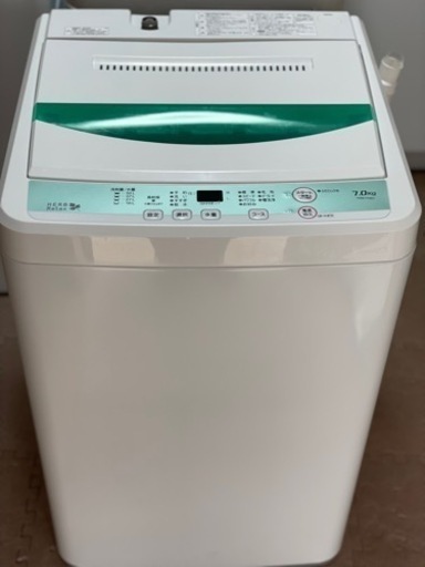 送料・設置込み　洗濯機　7kg ヤマダ　2019年