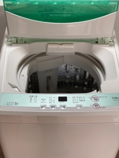 送料・設置込み　洗濯機　7kg ヤマダ　2019年