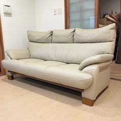 超美品‼️】座り心地抜群♪ 190cm幅3人掛けハイバックソファ ソフト