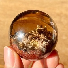 ガーデンクォーツ 丸玉 スフィア クォーツインクォーツ クリスタル 風水晶 天然