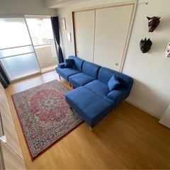 【美品です】Marsh 3人掛カウチソファ