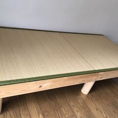 ミニテーブル追加//引越セール//ひのき畳ベッド・プロパンガスコ...