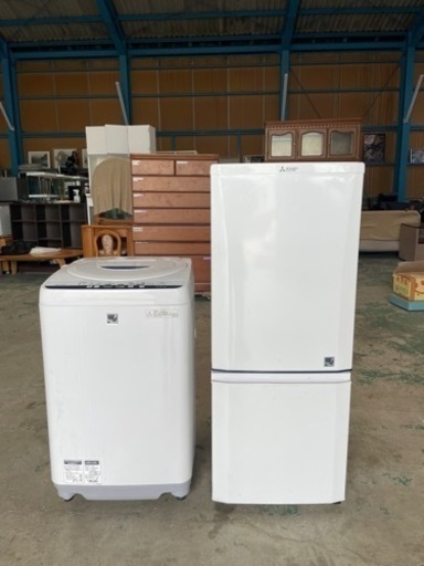 【お得なセット】冷蔵庫、洗濯機のセット♪146L\u00264.5kg