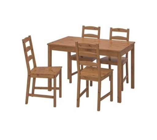 ☆ダイニング5点セット IKEA ダイニングテーブル モールビロンガ 