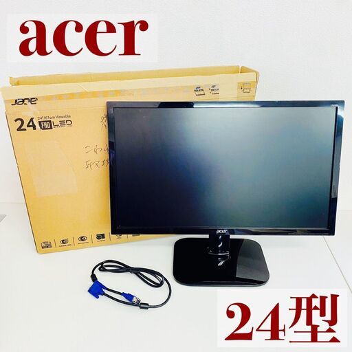 【取引中】acer ka240h bmidx 24インチ パソコン(電源コード付属)